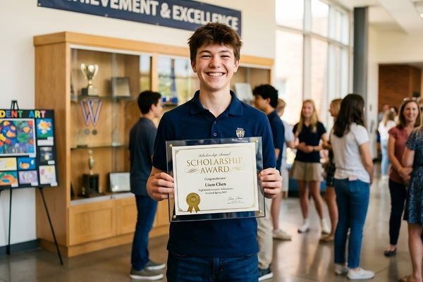 Student preparing for National Merit PSAT scholarship