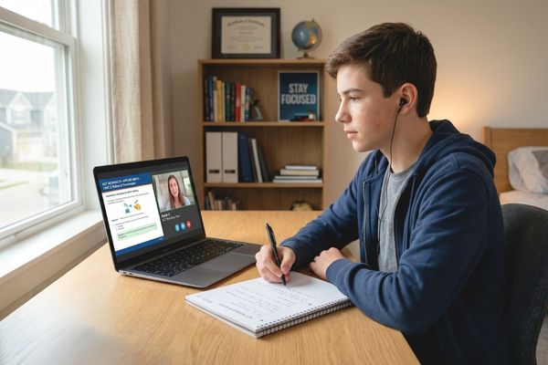 student improving workplace problem-solving skills with ACT WorkKeys tutoring