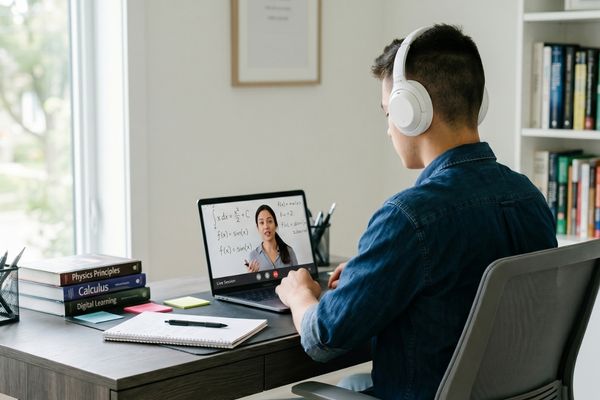 Adult learner receiving personalized CASAS tutoring online