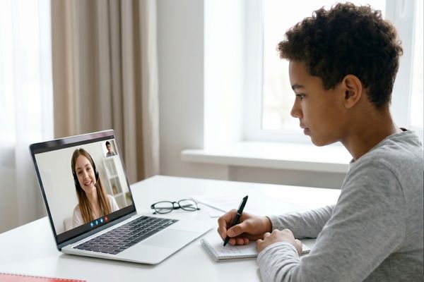 Personalized adaptive MAP Growth tutoring session for K-12 student