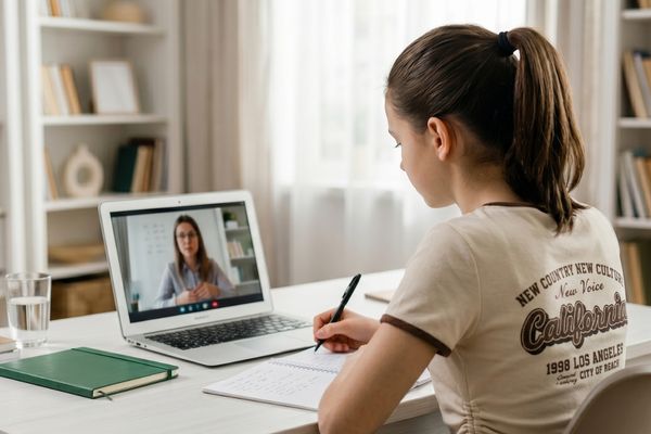 Personalized CAASPP tutoring session for K-12 student