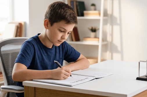 Student learning physics through online tutoring