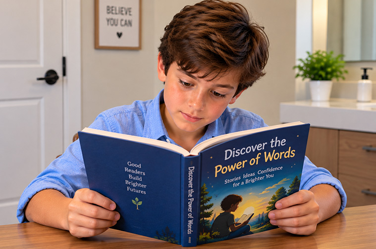 Grade 5 student developing writing and communication skills
