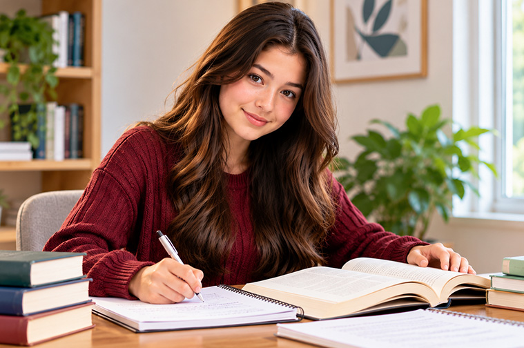 Grade 12 student developing advanced reading and analysis skills