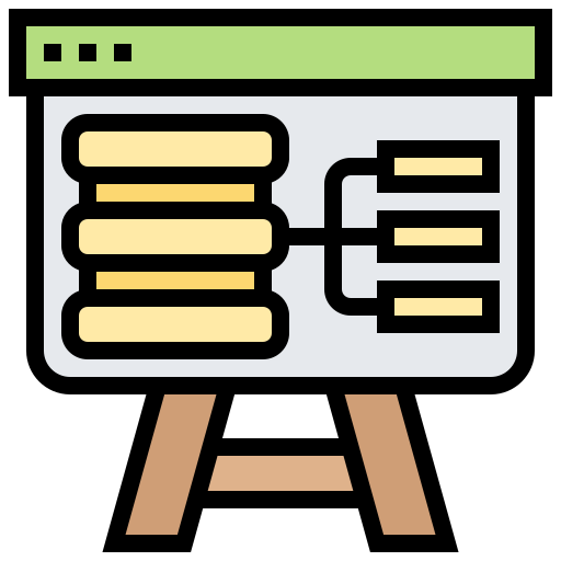 Student developing a Python database project.