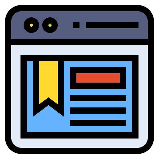 Student building a story website.