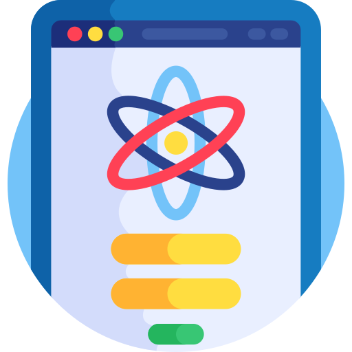 Student building a React web application.