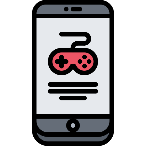 Student creating a mobile game.