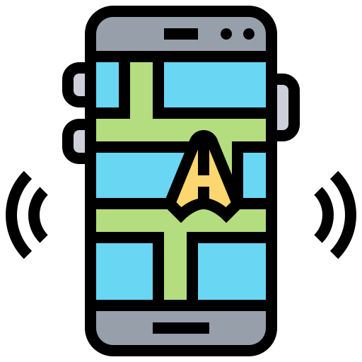 Student building a GPS mobile app.