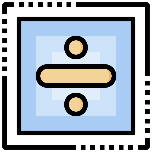 Student learning division concepts.