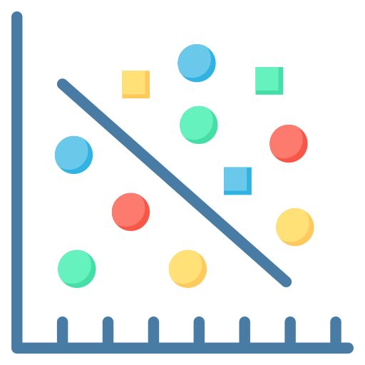 Student analyzing statistical relationships